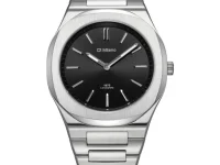 D1 Milano Ultra Thin 39mm — чёрные часы с сапфировым стеклом