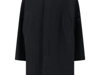 Jil Sander пальто шерстяное с капюшоном