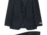 Canali костюм шерстяной в клетку