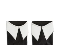 Karl Lagerfeld Kids перчатки без пальцев с воротниковым декором