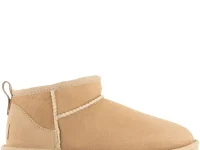 UGG Ultra Mini — ботильоны с логотипом, бежевый