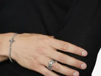 Emanuele Bicocchi Notre-Dame Double-Band Ring