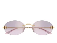 Cartier CT0592S солнцезащитные очки золотые круглые