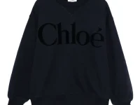 Chloe Kids свитшот флисовый с опущенной линией плеча