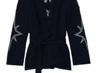 Zadig&Voltaire Alpa кардипальто с бахромой и звёздами