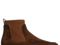 Santoni Челси с рифлёной вставкой