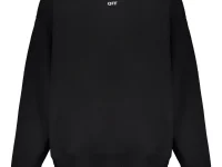 Off-White свитер рельефной вязки с длинными рукавами
