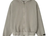 Fear of God Essentials Classic Embroidered худи серое