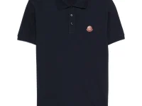Moncler поло с нашивкой-логотипом