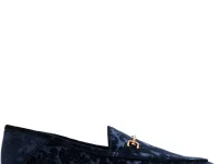 Sam Edelman Loraine — лоферы с цветочным принтом, синие