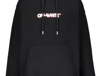 Off-White худи с принтом логотипа, чёрное
