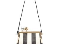 Jacquemus Le Berlingot клатч чёрный в полоску
