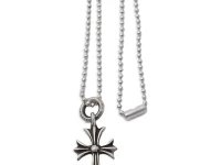 Chrome Hearts подвеска-крест на шаровой цепочке