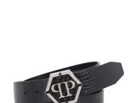 Philipp Plein ремень кожаный Cocco с пряжкой