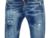 Dsquared2 Kids джинсы с брызгами краски и потёртостями