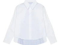 MM6 Maison Margiela Kids рубашка в полоску
