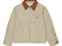 MM6 Maison Margiela Kids бомбер с вельветовым воротником