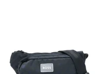 BOSS поясная сумка с монограммным принтом