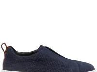 Santoni слипоны woven suede