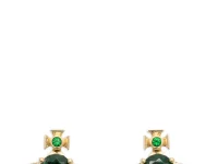 Vivienne Westwood Reina — серьги золотистые с фирменной сферой