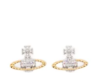Vivienne Westwood Mayfair — серьги с кристаллами и подвеской «сфера»