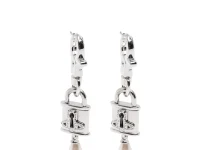 Vivienne Westwood Серебряные серьги Celestia Orb Padlock