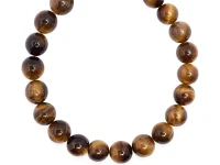 Nialaya Jewelry браслет с бусинами из тигрового глаза