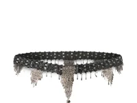 Isabel Marant Esnia — плетёный кожаный ремень, чёрный