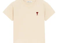 AMI PARIS футболка Holiday Capsule с вышивкой
