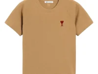 AMI PARIS Holiday Capsule футболка коричневая