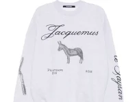 Jacquemus свитшот с жаккардовым принтом