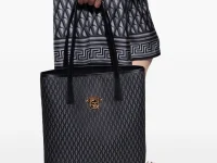 Versace Medusa Pattern Tote Bag