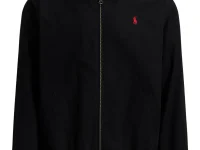 Polo Ralph Lauren куртка на молнии чёрная