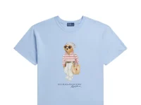 Polo Ralph Lauren Polo Bear T-shirt — синяя хлопковая футболка