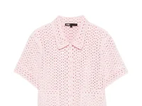 Maje кардиган крючком с коротким рукавом