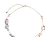 Swarovski ожерелье с кристаллами разной огранки