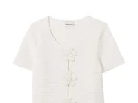Claudie Pierlot вязаный топ с цветами крючком
