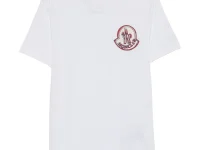 Moncler футболка с логотипом белая
