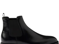 Prada челси из кожи с эластичными вставками