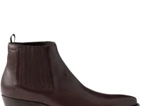 Prada Челси из кожи козы с боковыми вставками, 55 мм