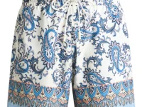 Etro Шорты для плавания с узором пейсли и листьями