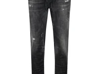 Dsquared2 Teddy Jeans — чёрные прямые джинсы