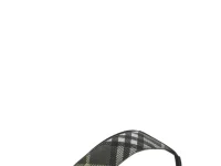 Burberry Check Pavilion — сандалии с клеточным принтом, зелёный
