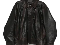 Golden Goose Journey M'S Prince — кожаная куртка из телячьей кожи, коричневый