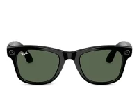 Ray-Ban Meta Wayfarer — солнцезащитные очки в квадратной оправе, чёрные