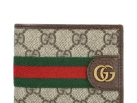 Gucci Ophidia Double G кошелёк бежевый