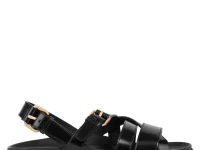 Moschino сандалии кожаные на пряжке