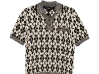 AMIRI Argyle Polo — рубашка-поло с узором аргайл