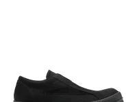Rick Owens DRKSHDW слипоны чёрные с кожаной аппликацией
