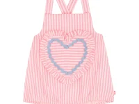 Billieblush Слитный купальник в полоску с оборками